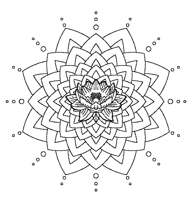 Mandala coloring book design 21