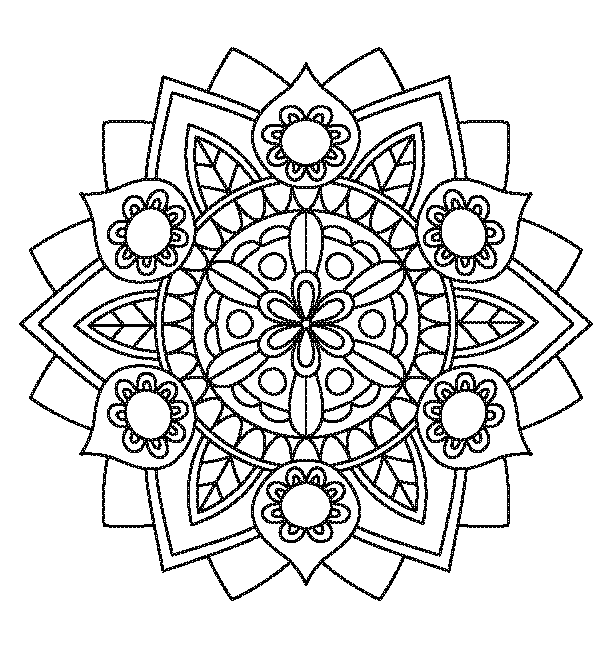 Mandala coloring book design 29