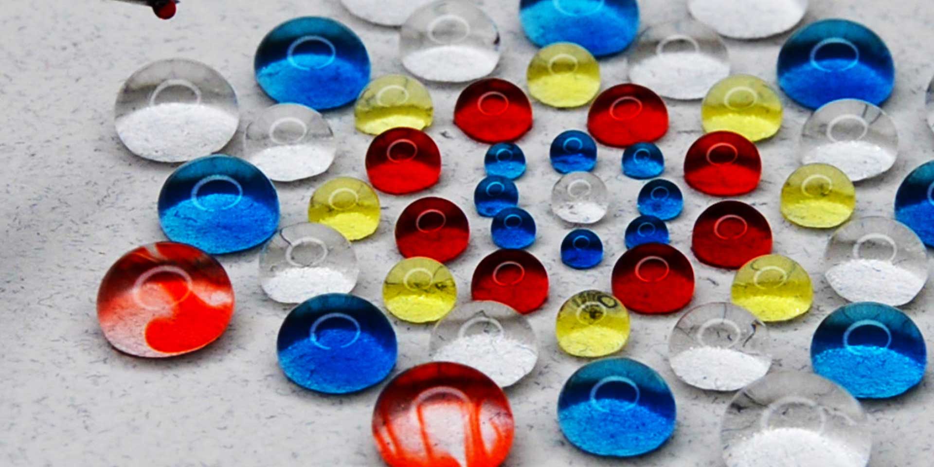 Mandala Artist Creates Water Droplet Art
